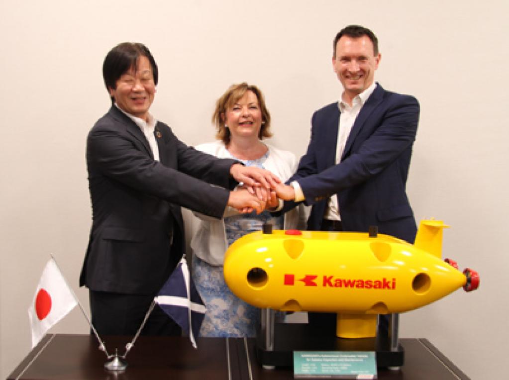 川崎重工、世界初の海底パイプライン検査用ロボットアームを備えた自律型無人潜水機（AUV）の実証試験に関して基本合意