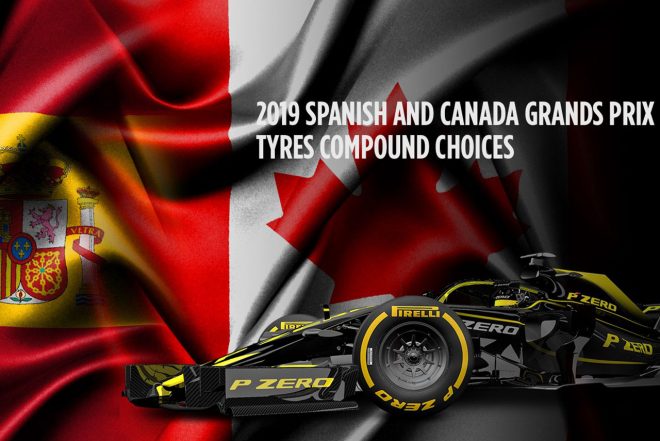 F1スペインGP＆カナダGPのタイヤコンパウンド3種が決定