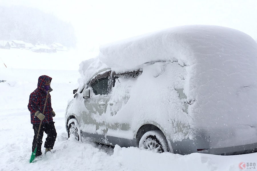 スタッドレスを履いていても走れない雪道規制がある 豪雪地帯は全輪にチェーン推奨も くるまのニュース 自動車情報サイト 新車 中古車 Carview