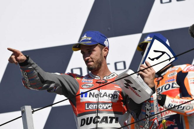 MotoGP：サンマリノGPでランキング2番手浮上のドヴィツィオーゾ「ミサノでどうしても勝ちたかった」
