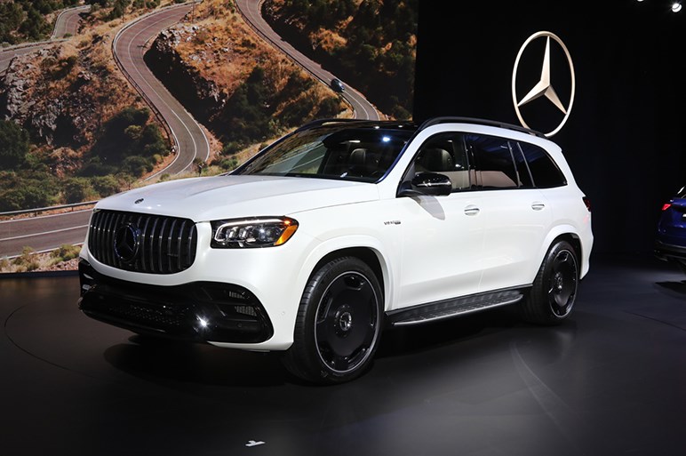 メルセデス最大級のsuv Gls の頂点モデル 612馬力の Amg Gls63 をlaショーで公開 Carview 自動車情報サイト 新車 中古車 Carview