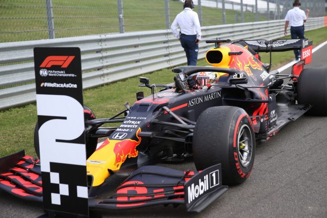 ホンダが3戦連続表彰台 3台入賞 高速サーキットでのこの成績はポジティブ と田辺td F1第4戦決勝 Autosport Web 自動車情報サイト 新車 中古車 Carview