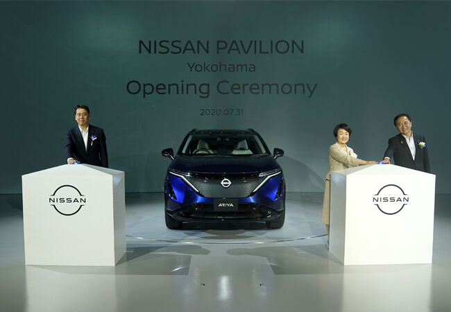 新型アリアに同乗できる 日産 横浜みなとみらいに体験型エンターテインメント施設 ニッサン パビリオン をオープン カー アンド ドライバー 自動車情報サイト 新車 中古車 Carview