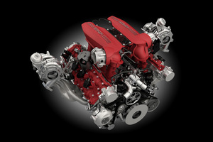 フェラーリのV8ツインターボが最高のエンジンに選ばれる