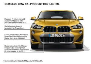 BMW、デトロイト・モーターショーで新型X2や新型i8クーペなど発表予定
