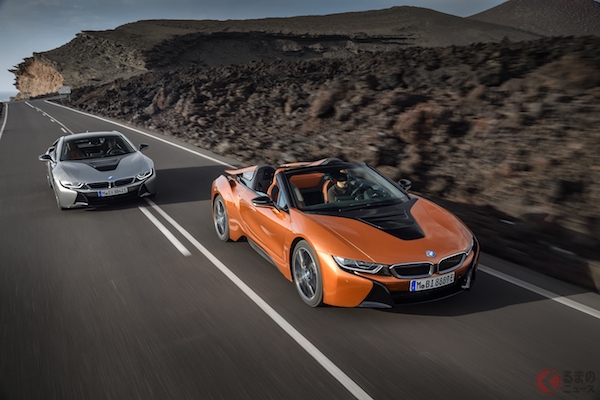 Bmwのハイブリッドスポーツカー新型 I8 発売 新たにオープンモデルも追加 くるまのニュース 自動車情報サイト 新車 中古車 Carview