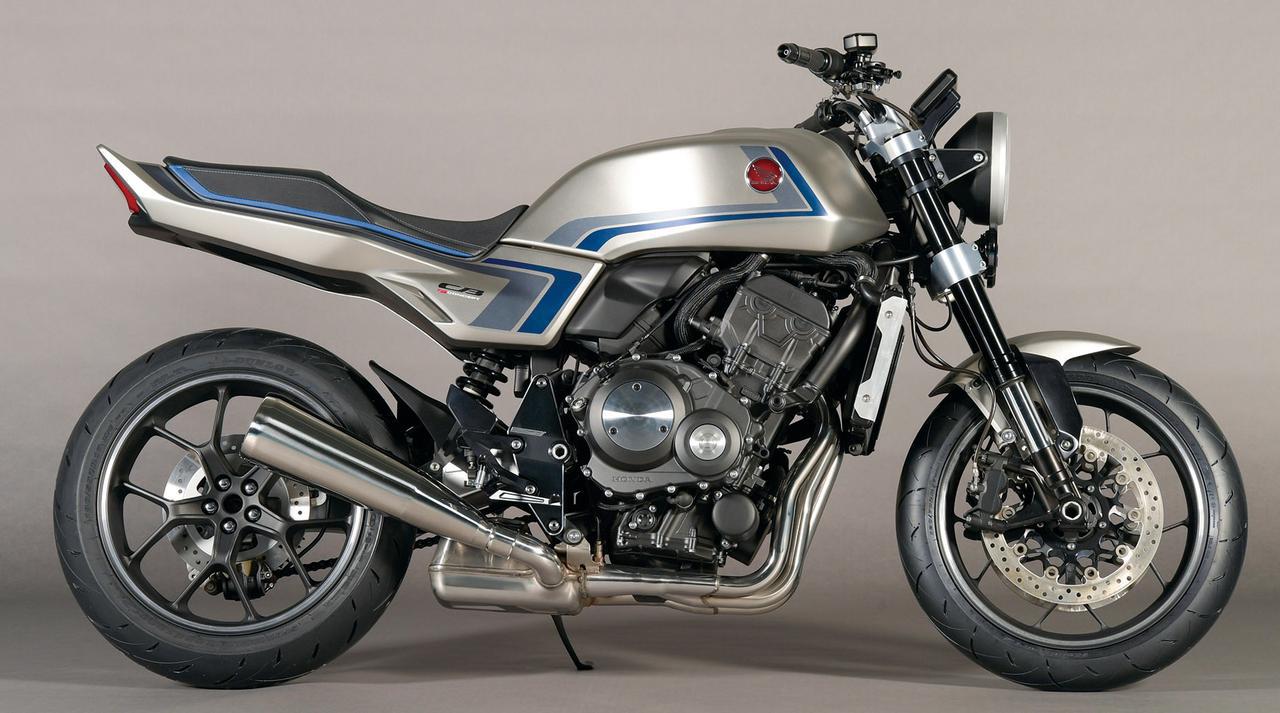 ホンダ「CBF コンセプト」スタイリング解説！ あらゆる角度から見る、伝統と革新を融合した新世代のCB（webオートバイ） 自動車情報