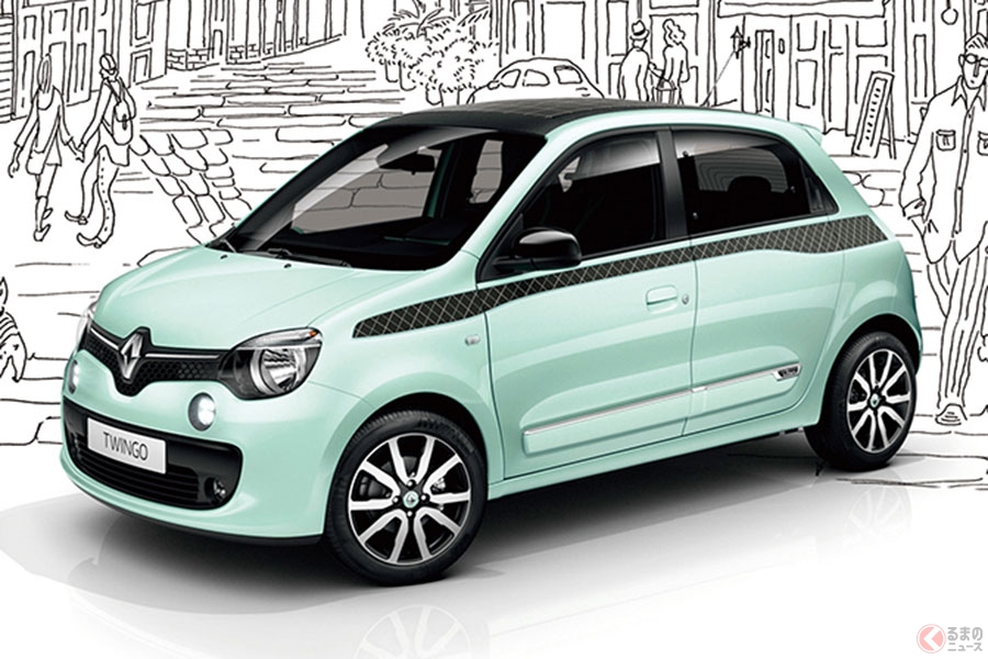 ピスタチオ色の内外装が可愛い ルノー トゥインゴ の特別モデルを0台限定発売 くるまのニュース の写真 自動車情報サイト 新車 中古車 Carview