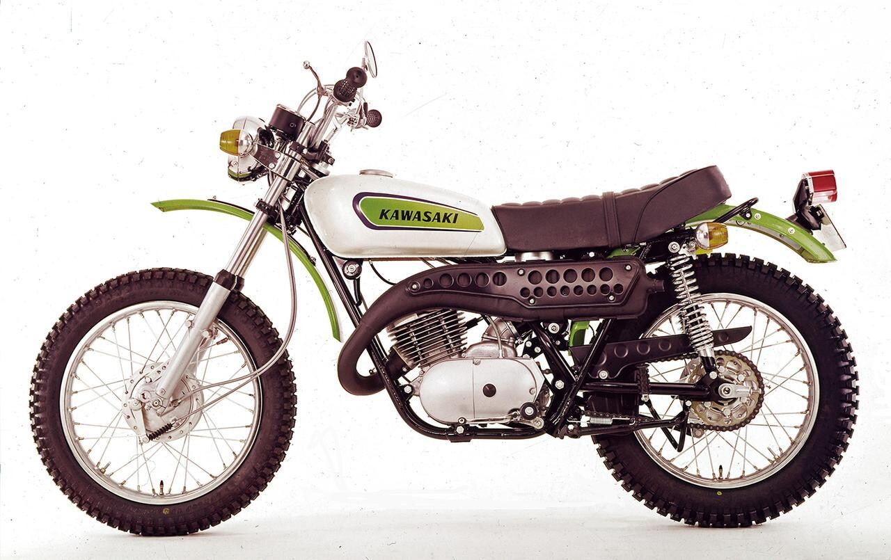 バイカルテ 280sh×2、250tr×1 (FS ) KAWASAKI「250TR」49年前に存在した2スト・デュアルパーパス