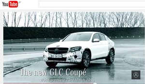 メルセデス、GLCクーペの予告映像を公開