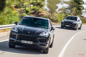 2018年型ポルシェ・カイエン　バルセロナでプロトタイプ3グレード試乗