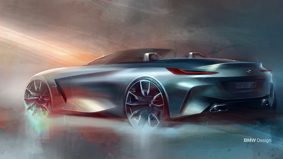 BMW、次期Z4ロードスターの最新イラストを公開