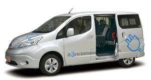 ニッサン沖縄県に電気自動車「e-NV200」を無償貸与