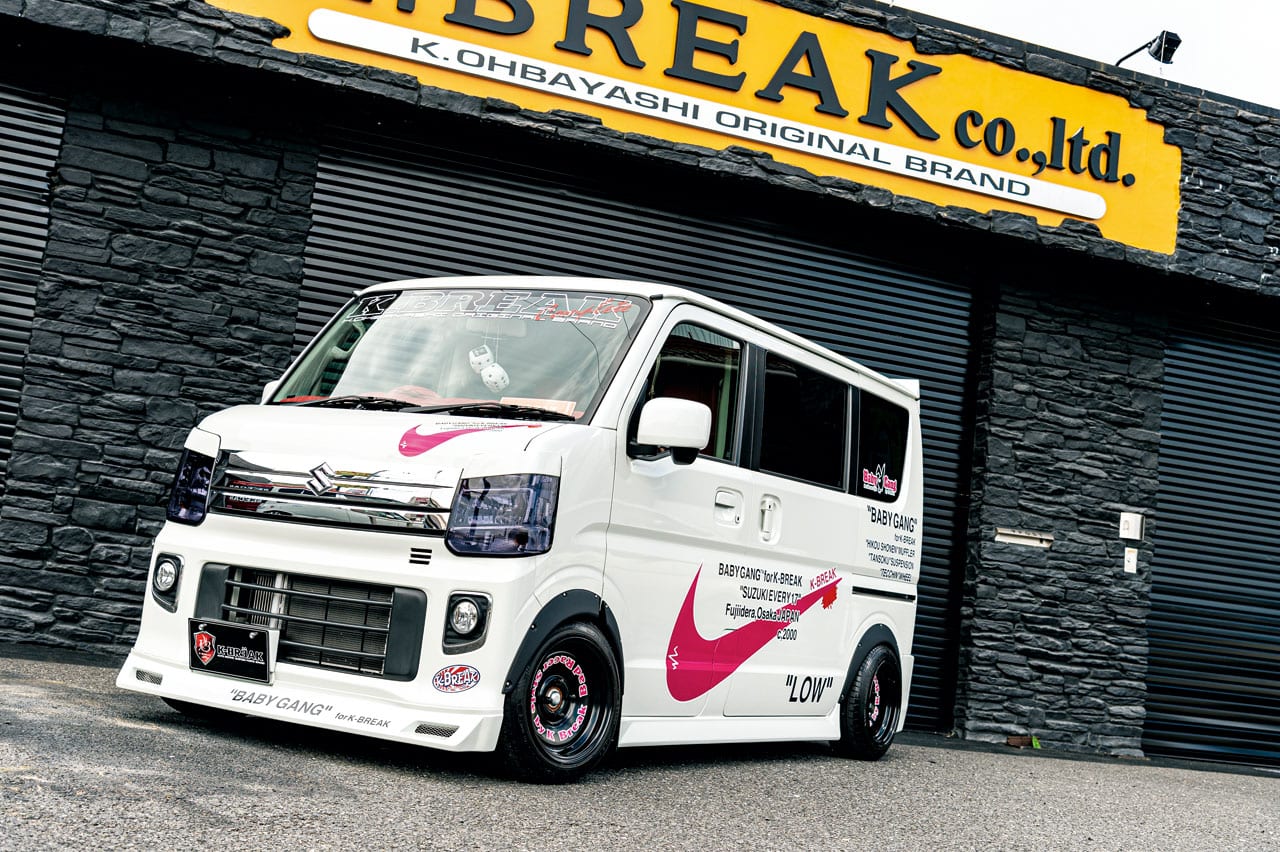 我流路線でイカツさを磨け ケイブレイク流ヤンチャスタイル K Break エブリイ エアロ ホイール カスタム スタイルワゴン ドレスアップナビ 自動車情報サイト 新車 中古車 Carview