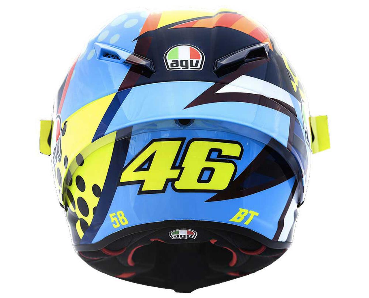 バレンティーノ ロッシ 最新レプリカヘルメット Agvから Pista Gp Rr ウインターテスト が登場 Webオートバイ 自動車情報サイト 新車 中古車 Carview