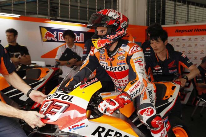 MotoGP：マレーシアGPポール獲得のマルケス。低速走行で6グリッド降格ペナルティ