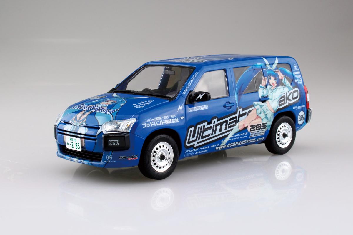 アオシマから痛車の1 24スケールプラモデル トヨタプロボックス ニパ子ちゃん仕様 が登場 Web Cartop 自動車情報サイト 新車 中古車 Carview