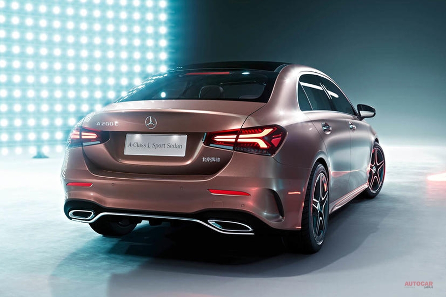 メルセデス ベンツaクラス サルーン公開 2種類のセダン ボディ 北京ショー Autocar Japan 自動車情報サイト 新車 中古車 Carview