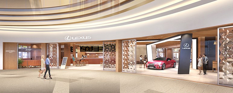 レクサスの新たなブランド体験施設が東京ミッドタウン日比谷に29日オープン