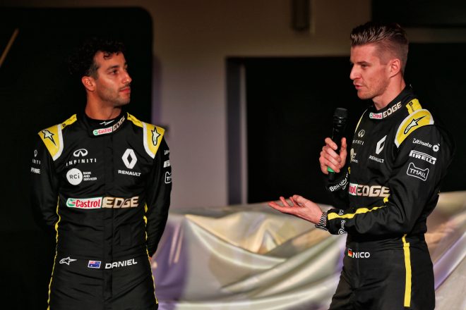 ヒュルケンベルグ、新チームメイトのリカルドとの関係性や、2019年F1シーズンに向けた思いを語る