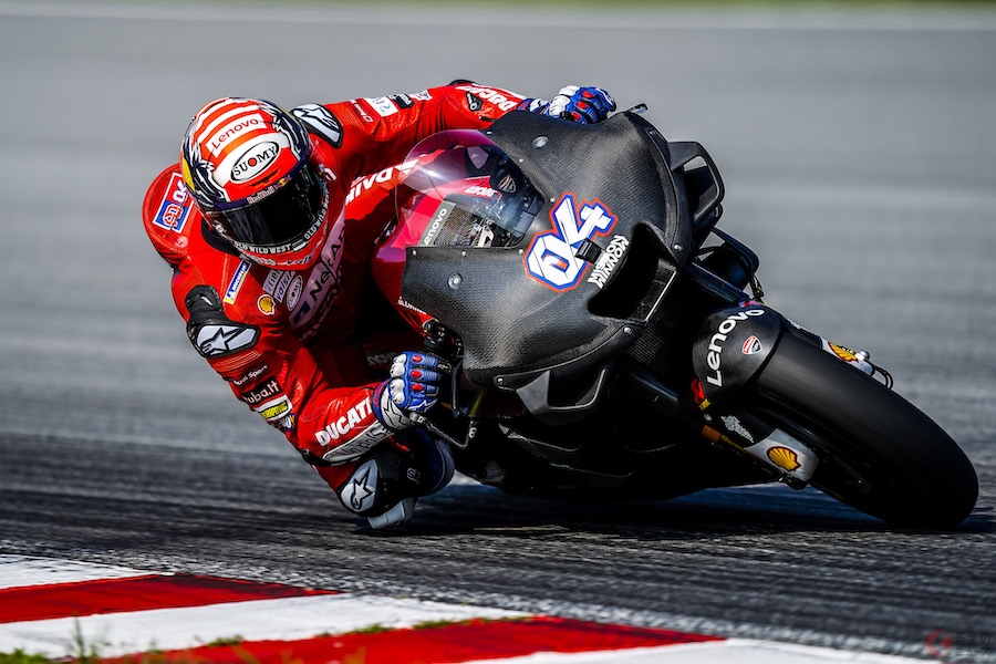 MotoGP公式テストでドゥカティ勢上位独占　2019年マシンの戦闘力の高さを示す結果に！