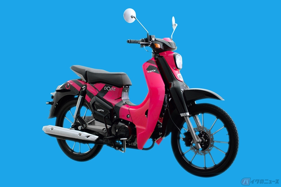 スーパーカブc125 の対抗馬 Gpx Popz 125 が日本上陸 気になる価格は バイクのニュース 自動車情報サイト 新車 中古車 Carview