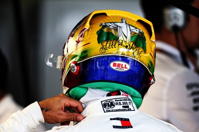 ハミルトン「メキシコよりマシンの調子はいいが、問題はまだ残っている」：F1ブラジルGP金曜