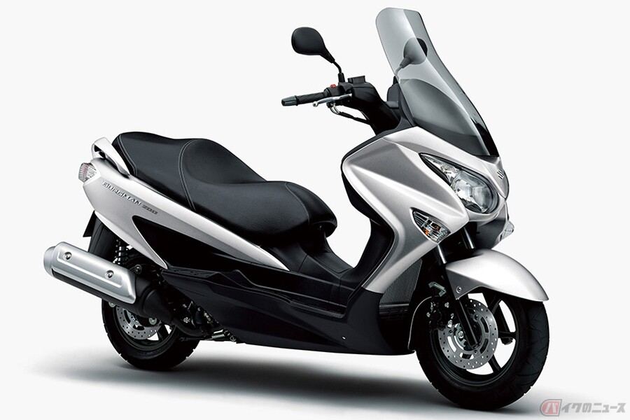スズキの軽二輪スクーター「バーグマン200」が新色となって登場　2020年3月26日より発売