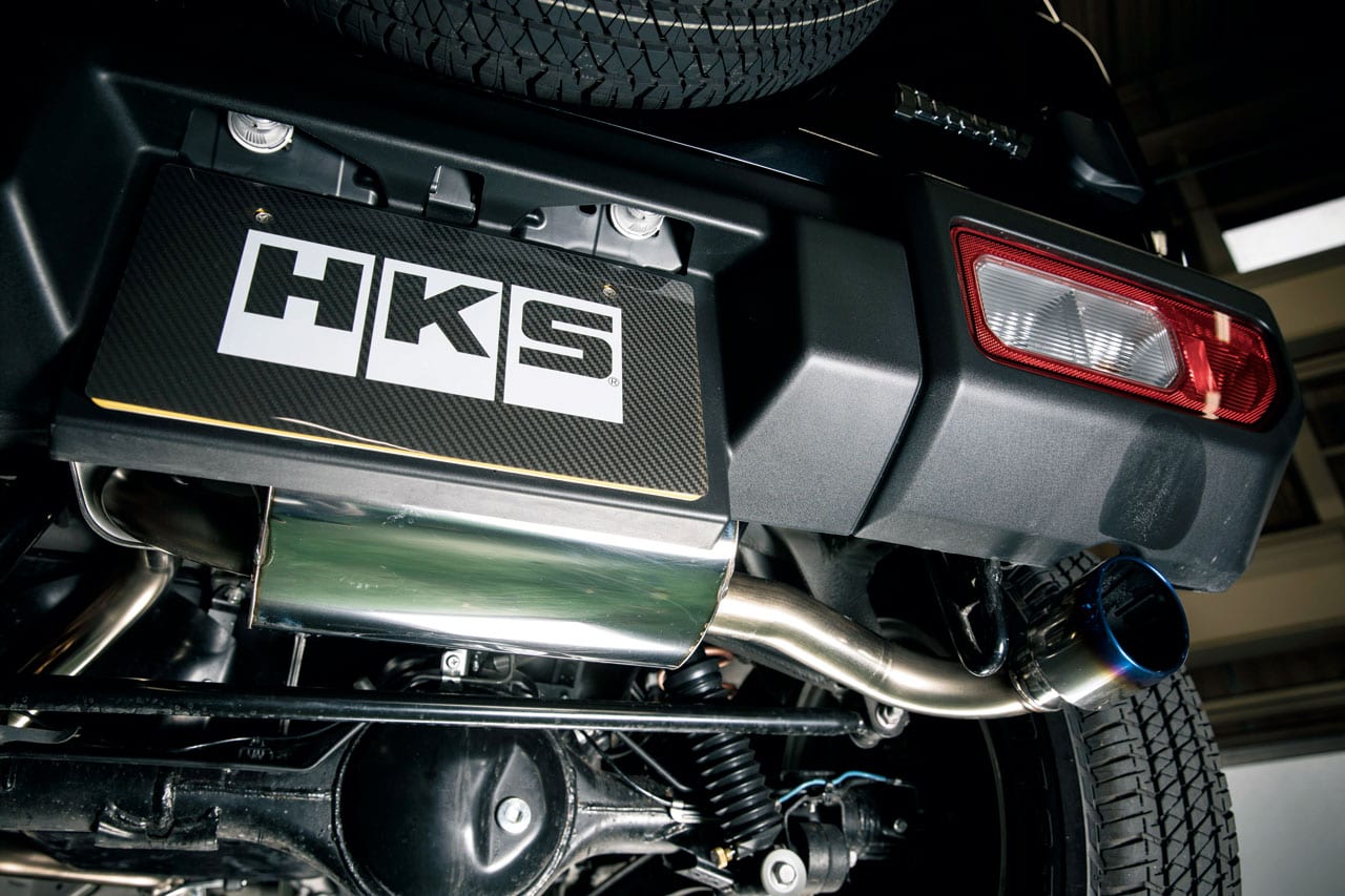 新型ジムニー(JB64、JB74)HKSリーガルマフラー