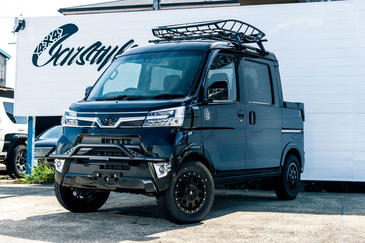 アゲトラ先駆者がリフトアップするハイゼット デッキバン スタイルワゴン ドレスアップナビ 自動車情報サイト 新車 中古車 Carview