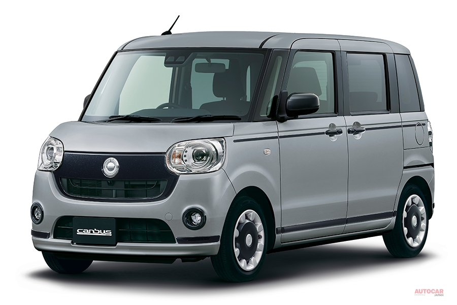 ダイハツ ムーヴ キャンバスに ホワイト ブラックの加飾 アクセントリミテッドsaiii Autocar Japan 自動車情報サイト 新車 中古車 Carview