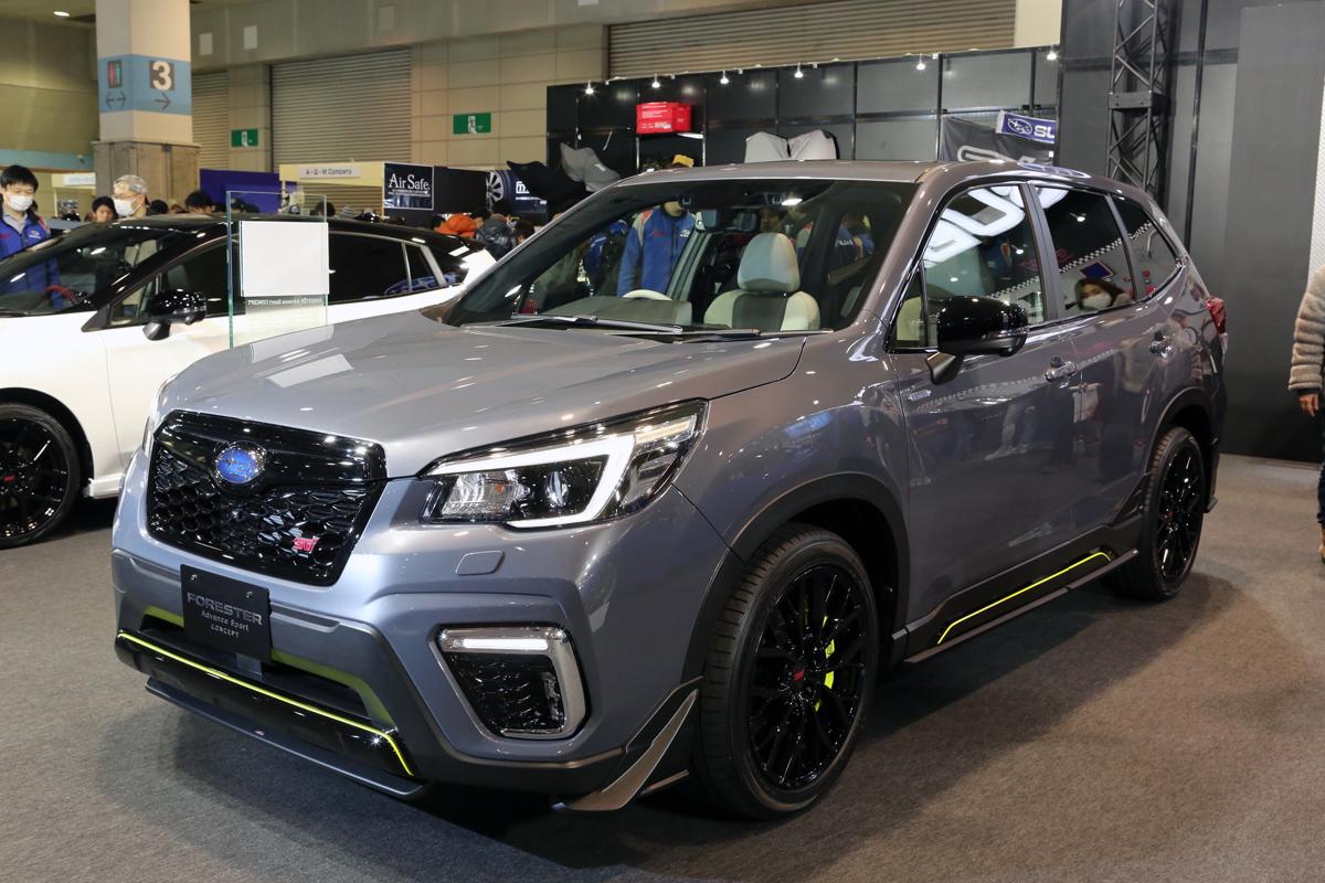 走りのstiがハイブリッド車をも変身 Wrx Stiのシステムを採用したフォレスターの衝撃 大阪オートメッセ2019 Web Cartop 自動車情報サイト 新車 中古車 Carview