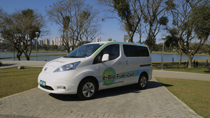 ニッサン　バイオエタノール燃料電池車のプロトタイプを発表＠ブラジル！