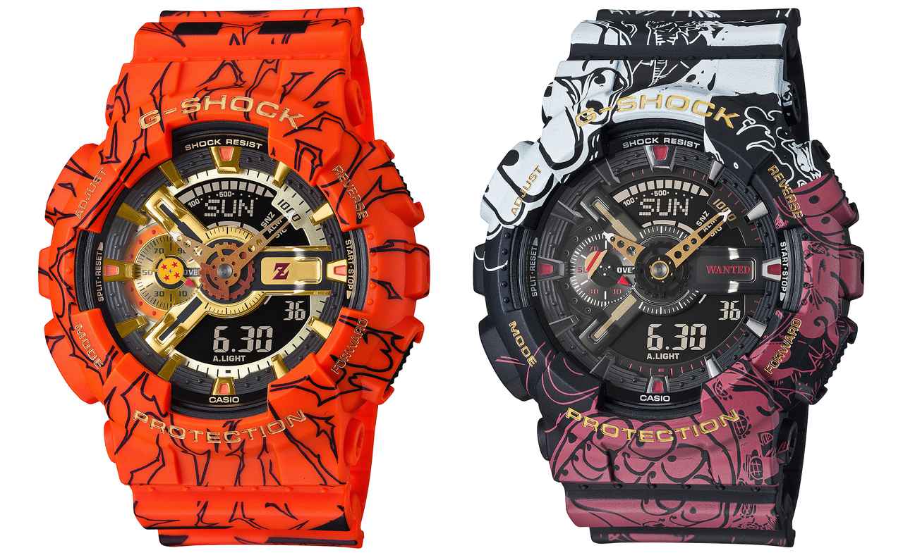 悟空とルフィ あなたはどっち派 アニメ ドラゴンボールz ワンピース のコラボg Shockが新発売 Webオートバイ 自動車情報サイト 新車 中古車 Carview