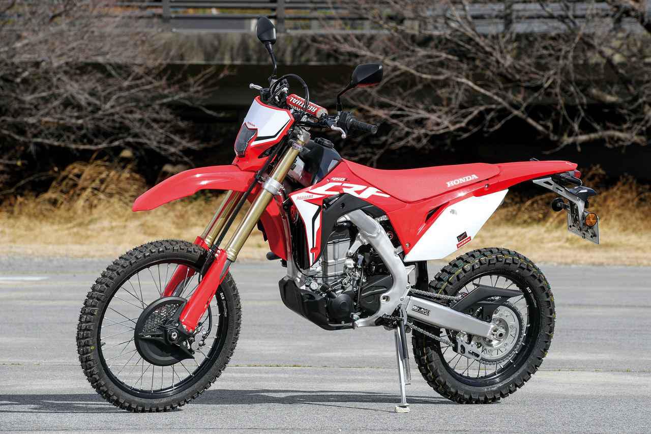 試乗インプレ ホンダ Crf450l 逆輸入車 フルパワーで光る R直系 のパフォーマンス テスター 三橋 淳 Webオートバイ 自動車情報サイト 新車 中古車 Carview