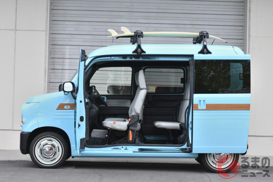 ホンダ N Van がレトロ調に大変身 80年代風カスタムを提案したワケとは くるまのニュース 自動車情報サイト 新車 中古車 Carview