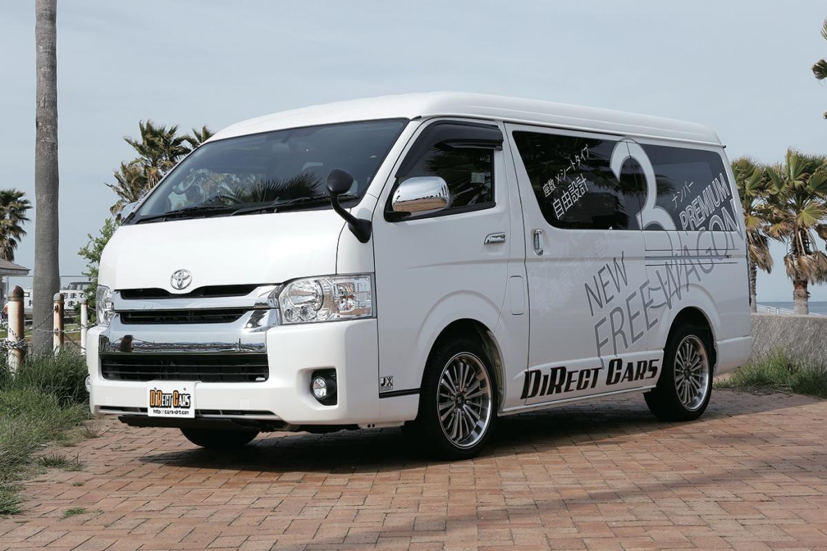 簡易キャンパーで遊ぼう トヨタ ハイエース Direct Cars プレミアムフリーワゴン アンティーク Motorfan の写真 自動車情報サイト 新車 中古車 Carview