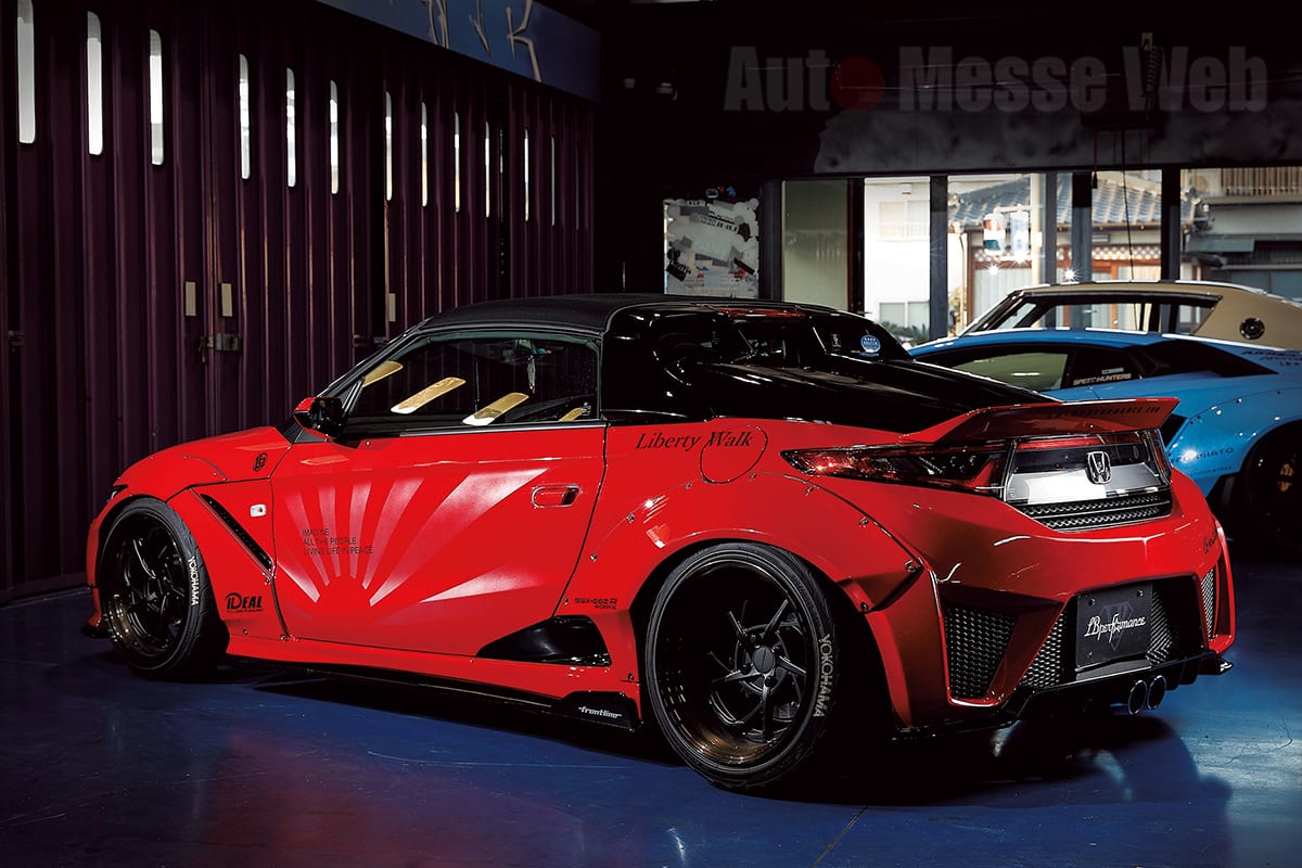 ホンダs660がnsxに大変身 リバティーウォーク が軽自動車用ボディキットへ参戦 Auto Messe Web 自動車情報サイト 新車 中古車 Carview