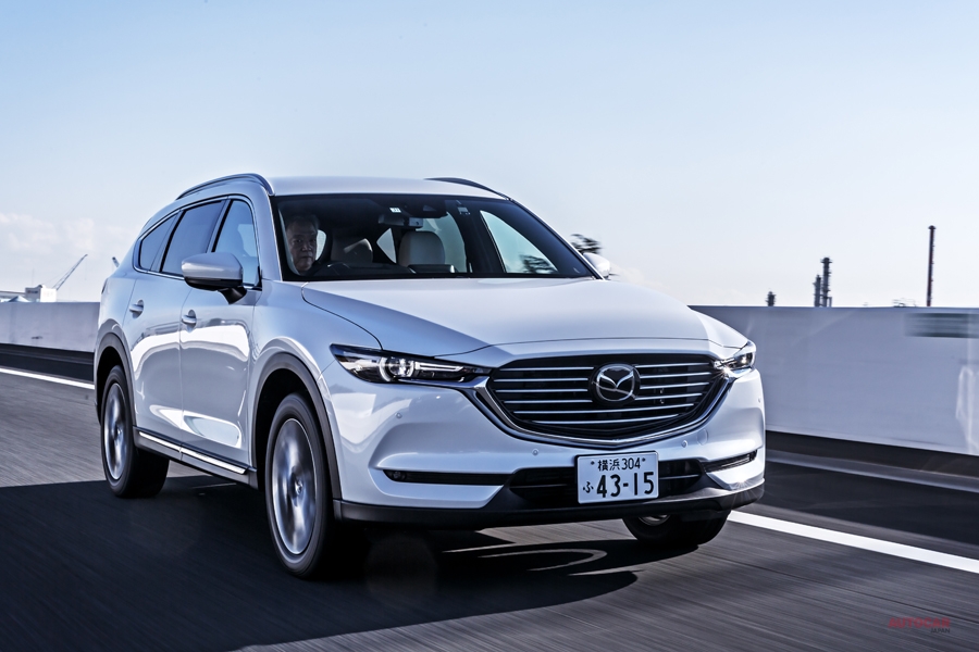 Cx 8試乗 走り 内装 3列目シートの評価は 12 14発売 Autocar Japan 自動車情報サイト 新車 中古車 Carview