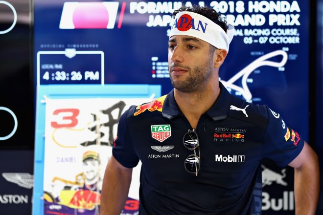 リカルド「フェラーリに勝って表彰台に立つことを目指す」：F1日本GP金曜