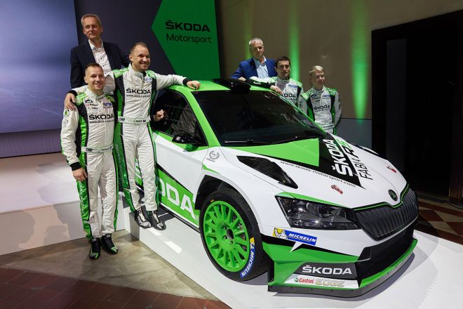 Wrc2で連覇続けるシュコダ フロント一新の改良型ファビアr5発表 19年下半期に公認取得 Autosport Web 自動車情報サイト 新車 中古車 Carview