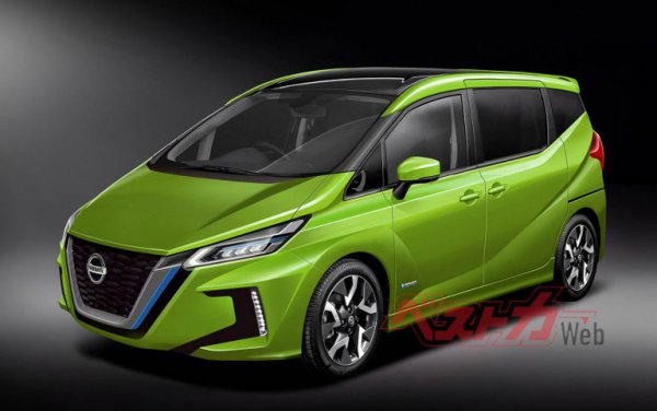年秋に登場 新型ノートにe Power搭載の3列シート派生車あり 全情報 ベストカーweb 自動車情報サイト 新車 中古車 Carview