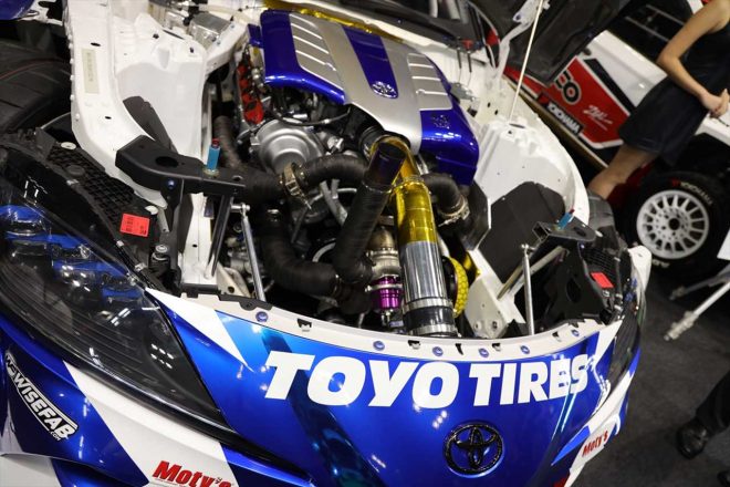 V8エンジン搭載の1000馬力超えgrスープラを生んだ 高いボディ剛性とtoyo Tiresのグリップ力 Autosport Web 自動車情報サイト 新車 中古車 Carview