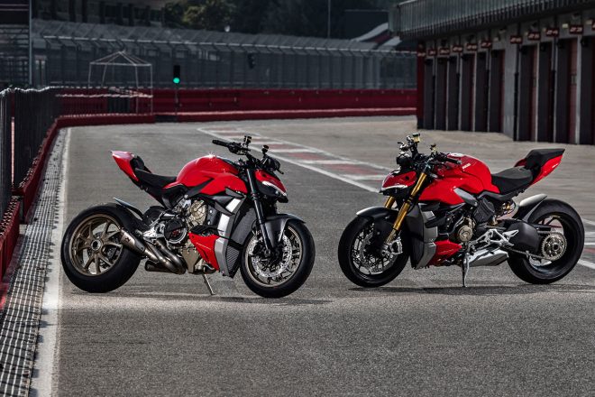 ドゥカティ ウイングとv型4気筒エンジン搭載したネイキッド ストリートファイターv4 V4 S を発表 Autosport Web 自動車 情報サイト 新車 中古車 Carview