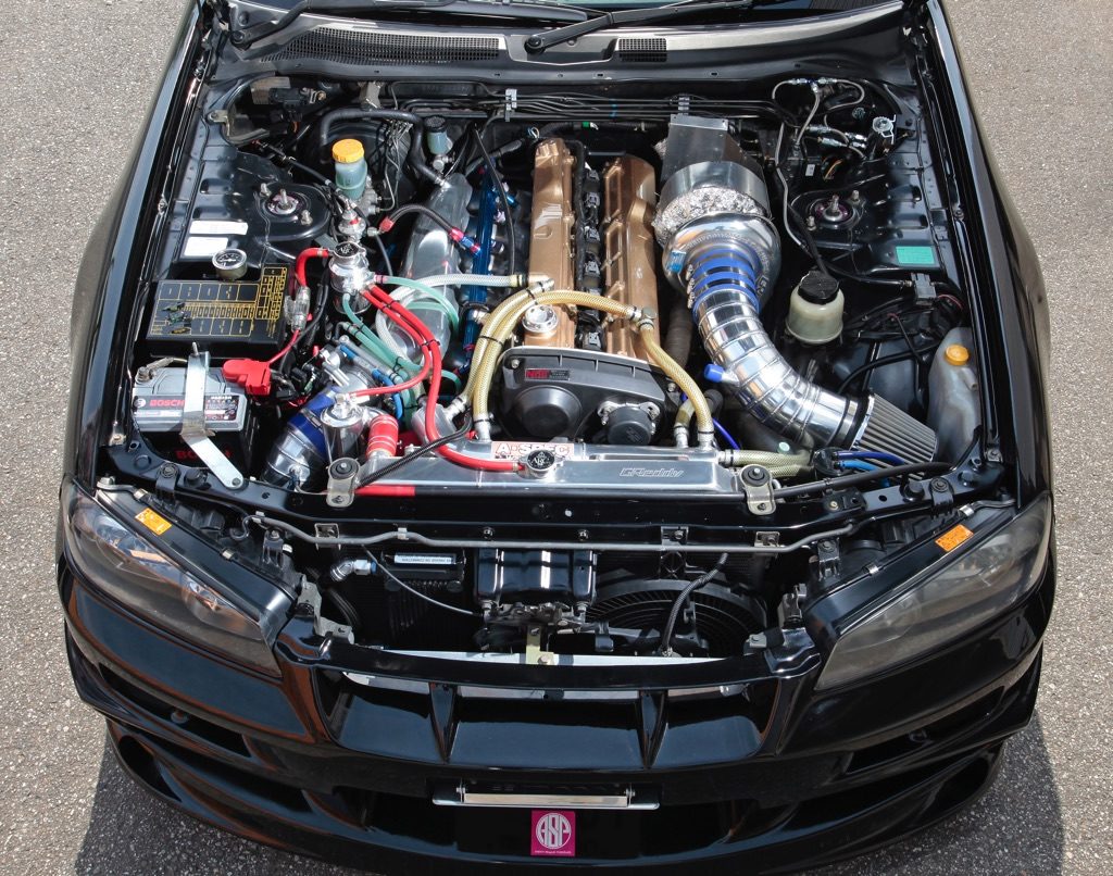 打倒gt Rを誓って進化を続けるer34ストリートドラッグ仕様 Rb25ベースのフルチューンユニットは必見だ Web Option 自動車情報サイト 新車 中古車 Carview