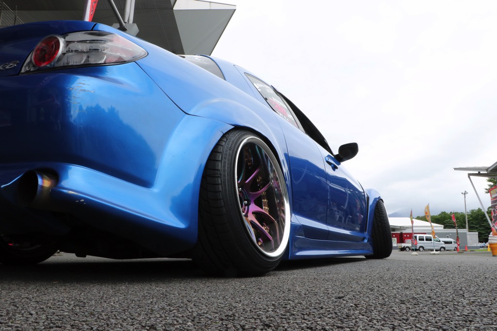 この極低rx 8のオーナーが女性だと 理想のスタンス仕様を目指して邁進中 Web Option 自動車情報サイト 新車 中古車 Carview