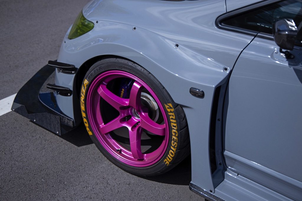 アウディgt300マシンをイメージしたナルドグレーのfd2シビック見参 M Mホンダの超ワイドボディがド迫力 W Option Jamboree Web Option 自動車情報サイト 新車 中古車 Carview