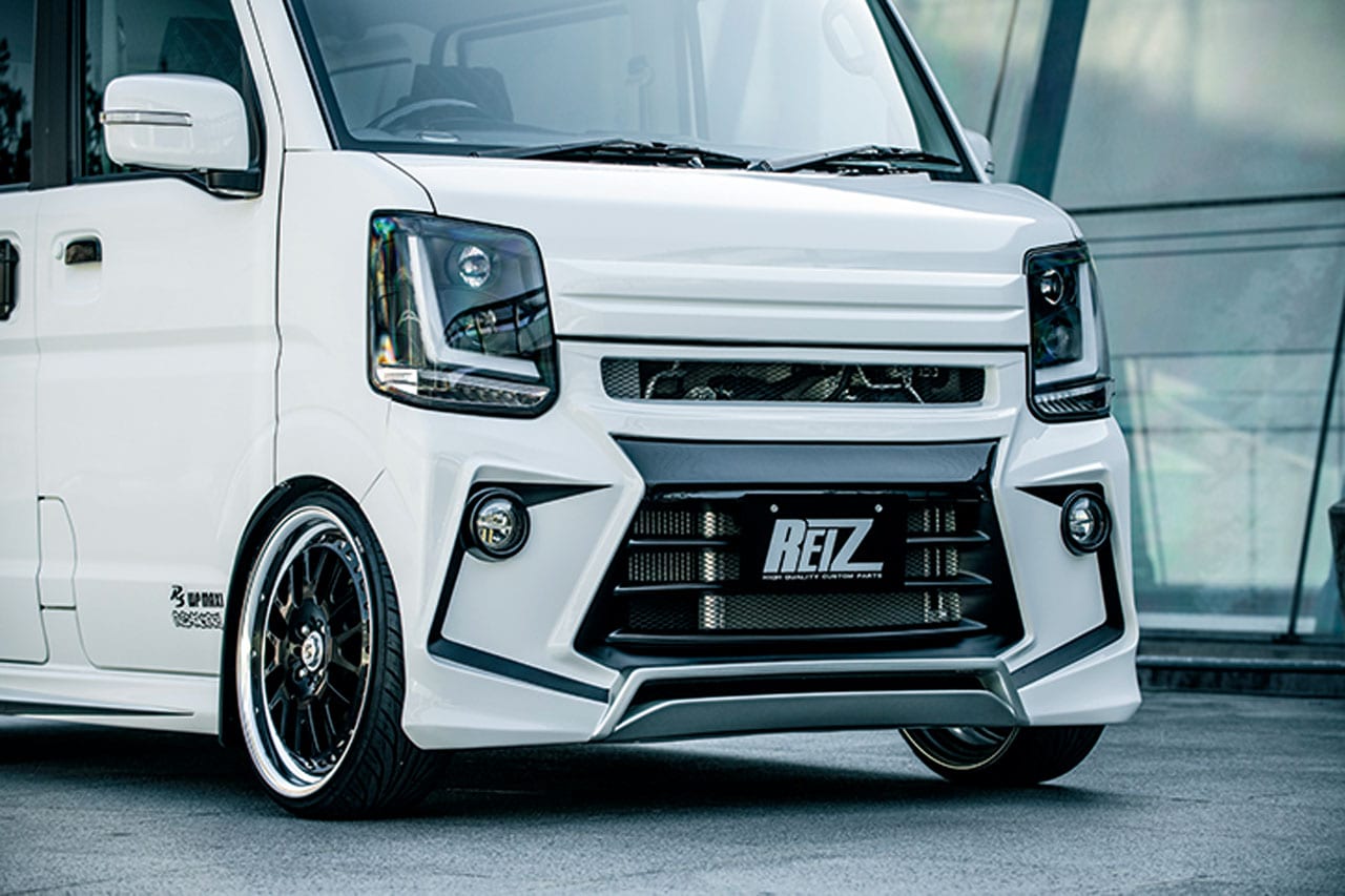 L型ポジションにシーケンシャルウインカー付き ウソみたいだろ 軽自動車なんだぜ それ Reiz エブリイ エアロ カスタム スタイルワゴン ドレスアップナビ 自動車情報サイト 新車 中古車 Carview