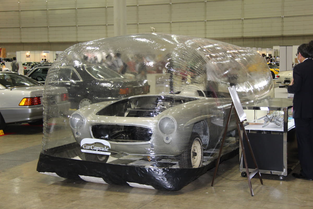 和製チャーチル号 や カーカプセル ヤナセブースのイベント展示車両が一般客にも面白すぎる Auto Messe Web 自動車情報サイト 新車 中古車 Carview