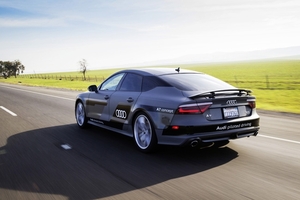 アウディ　A7自動運転コンセプトカーがシリコンバレーからラスベガスまでの900kmを自動走行